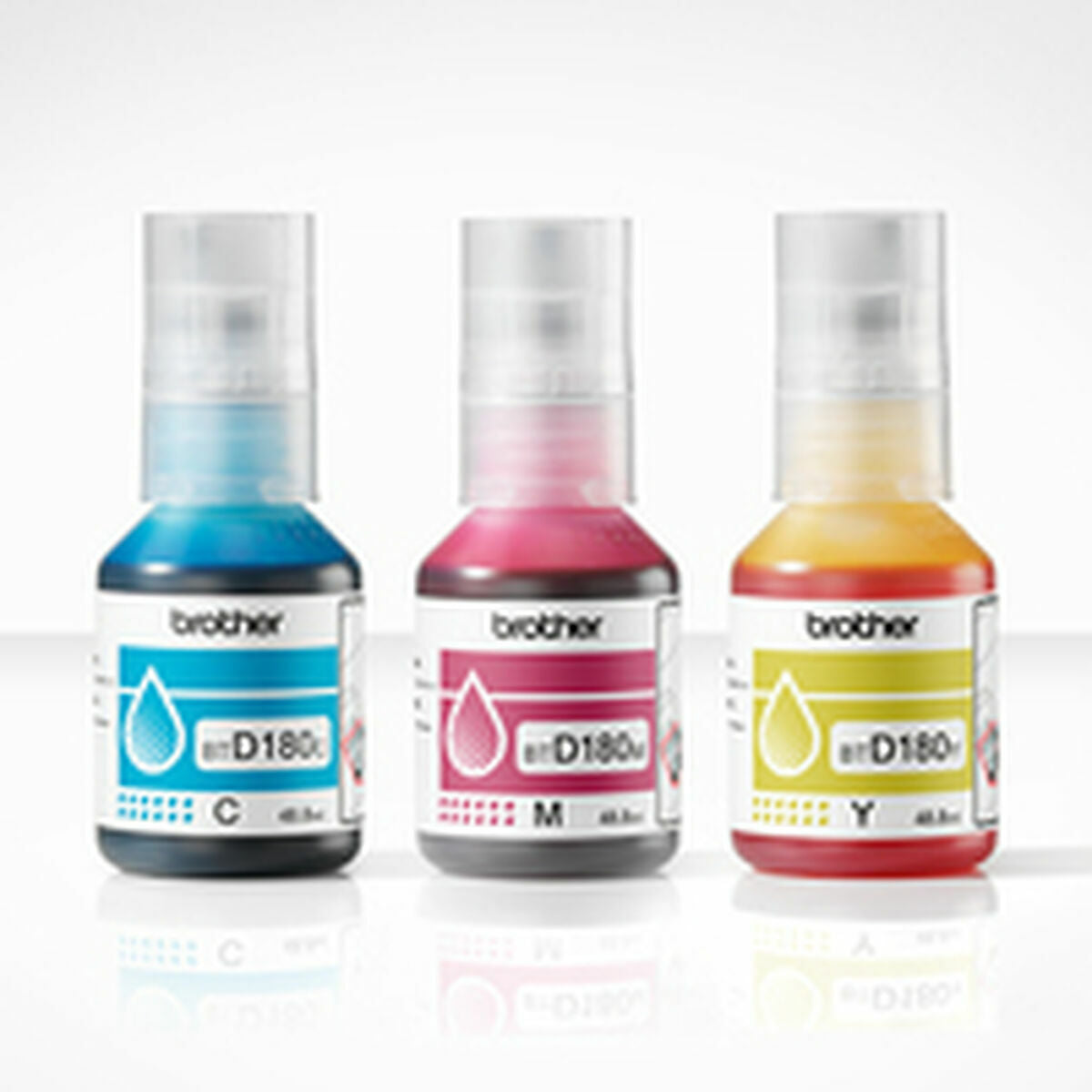 BROTHER CMY value pack ink 3 bottles yield up to 5.000 pages each