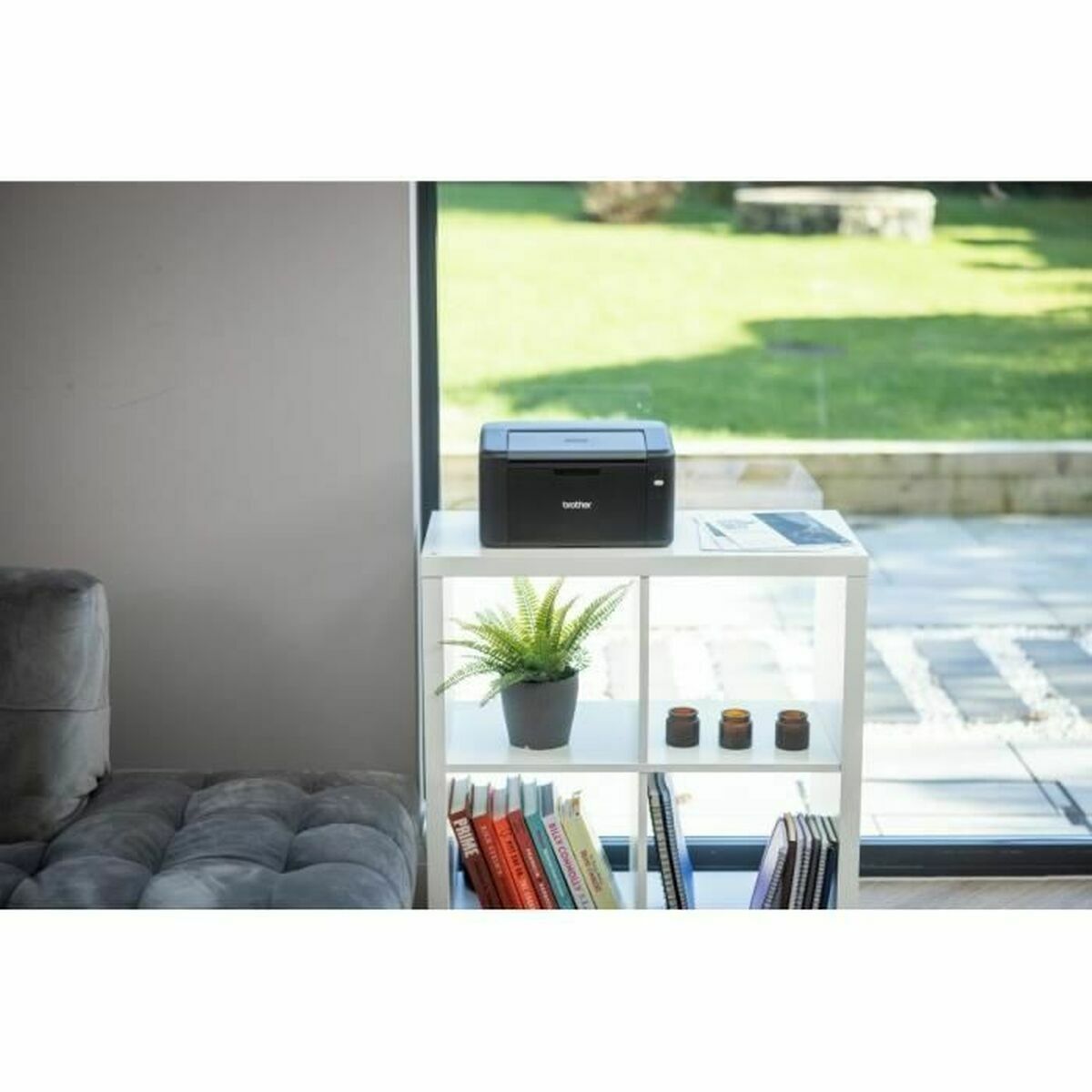 BROTHER Compact Mono Laser Singlefunction Printer 20ppm with Wi-Fi