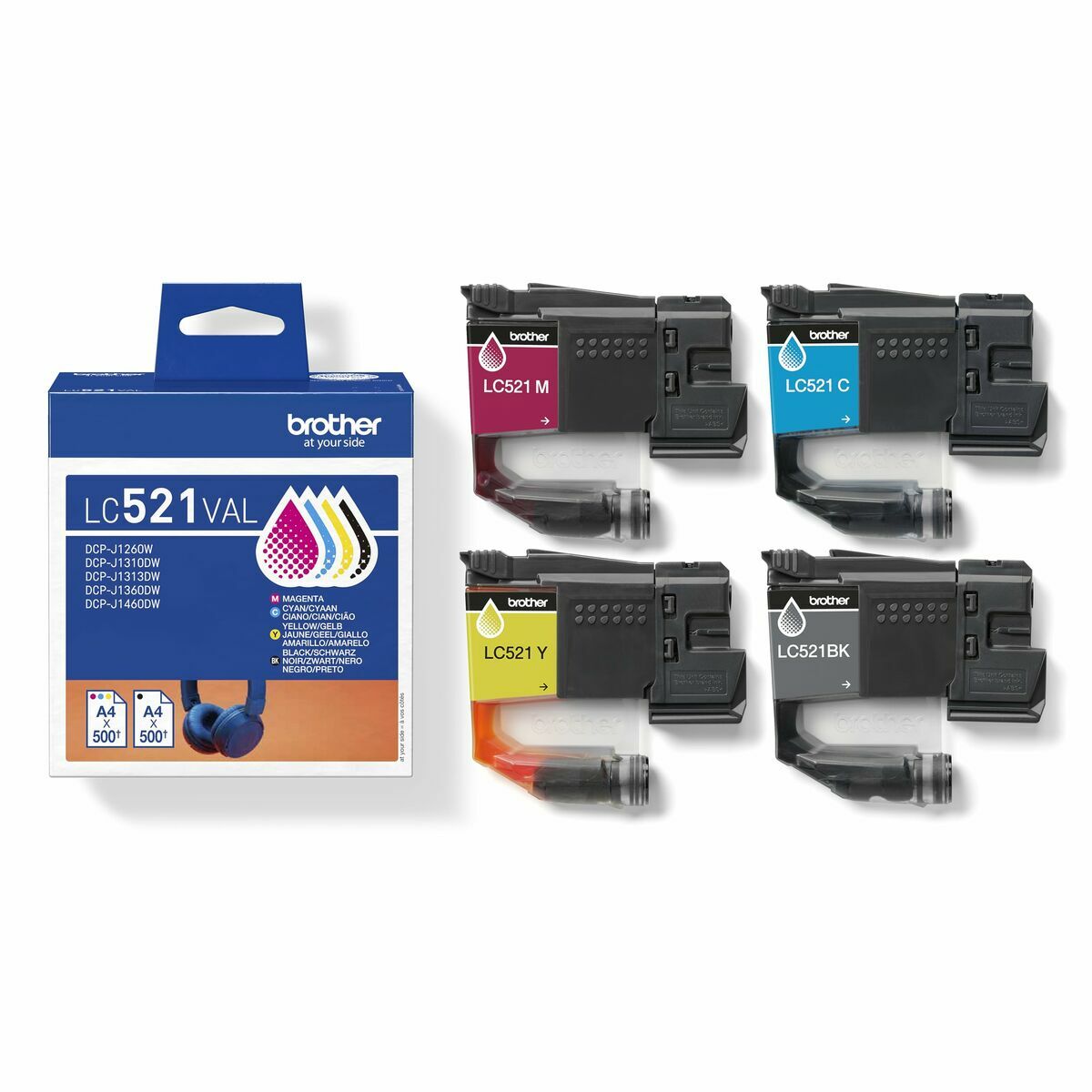 BROTHER Value pack CMYK up to 4x500 pages