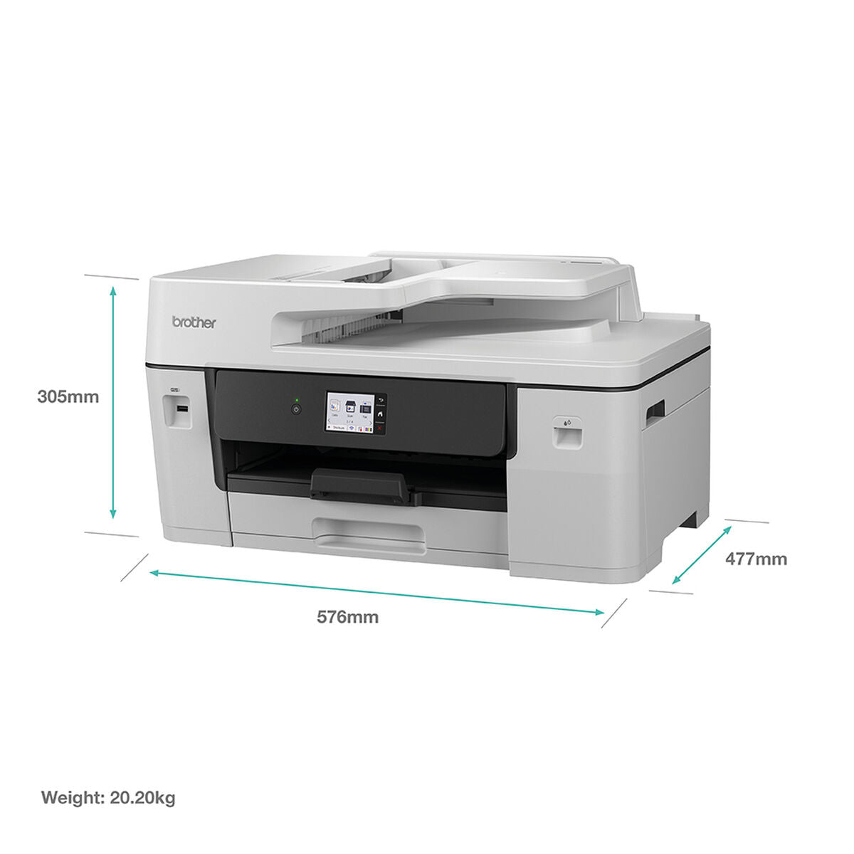 BROTHER MFC-J6760DW Multifonction jet dencre couleur professionnelle 4-en-1 A3 Business Smart 31 ipm Ethernet Wi-Fi bac papier
