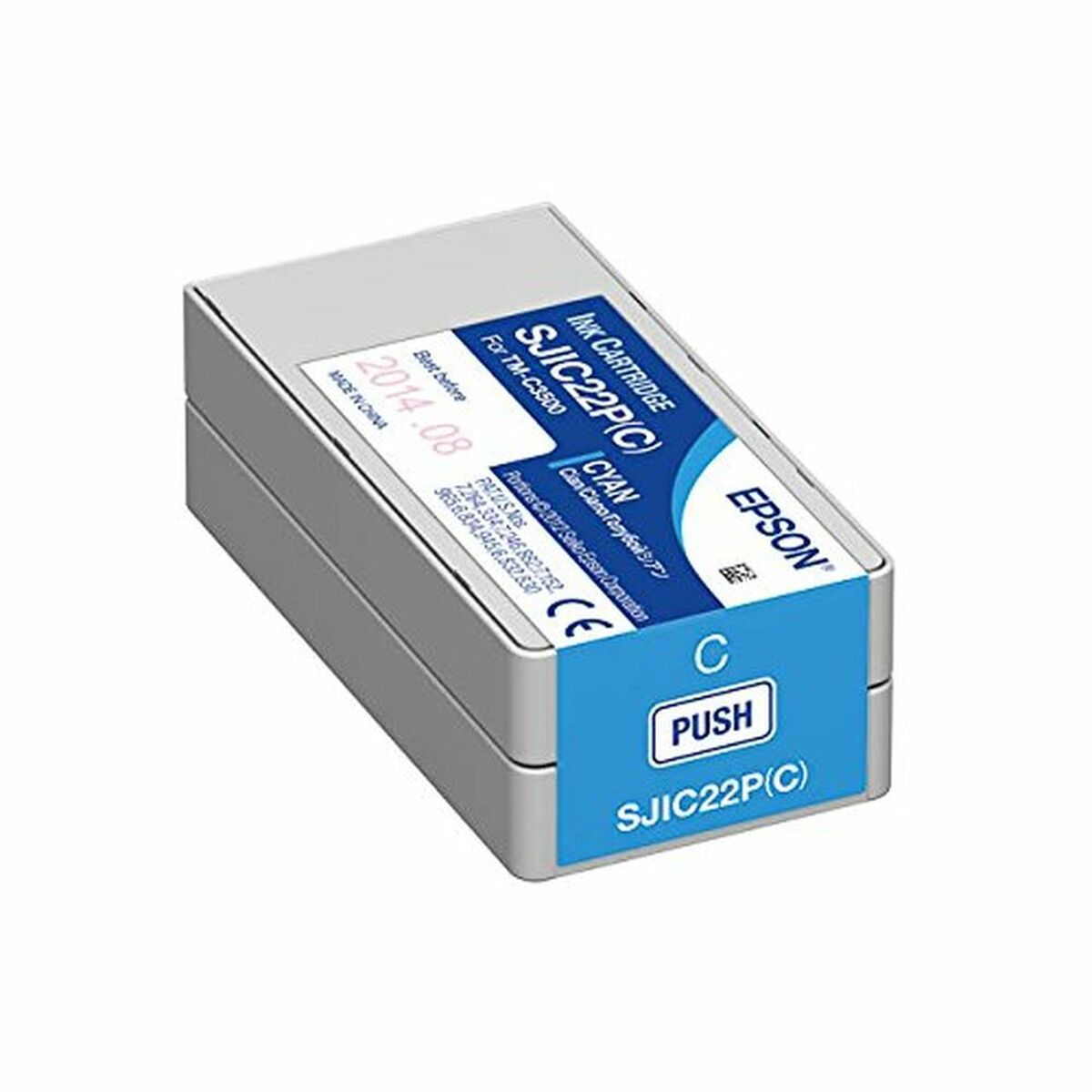 EPSON 1LB SJIC22P C ink cartridge cyan standard capacity 32.5ml 1-pack
