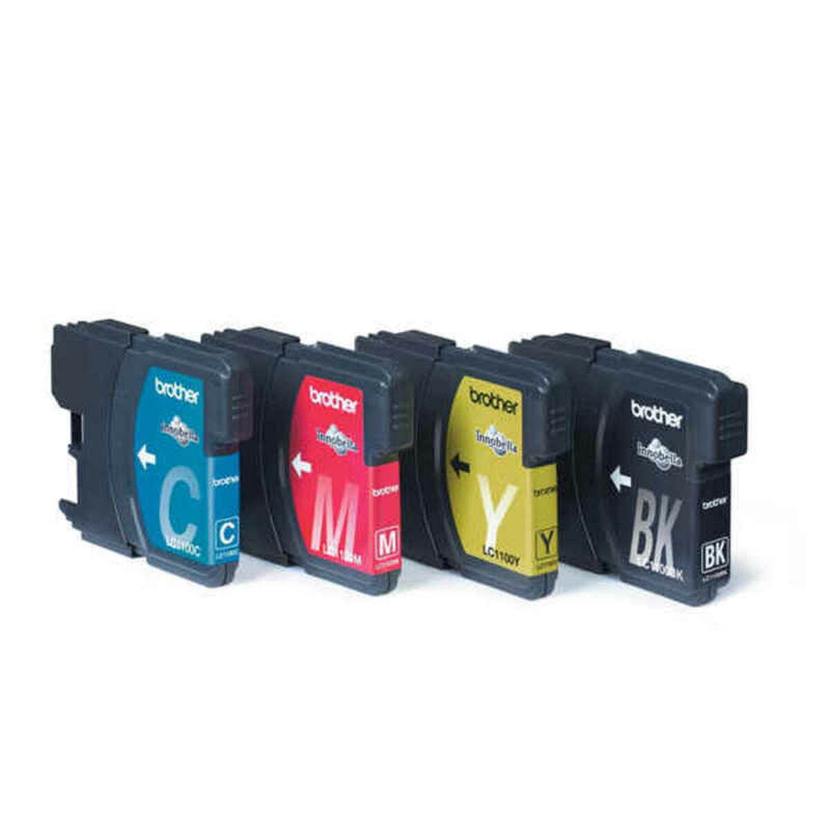 BROTHER LC-1100 cartouche d encre noir et tricolore capacité standard noir: 9.5ml, couleur: 7.5ml noir: 450p, couleur: 325 pages pa