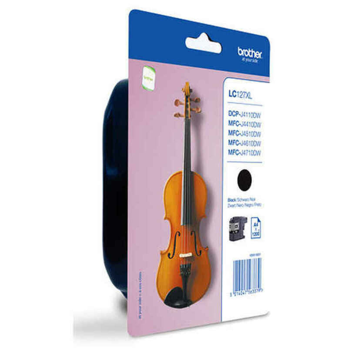 BROTHER LC-127XL cartouche dencre noir haute capacité 1.200 pages 1-pack blister sans alarme