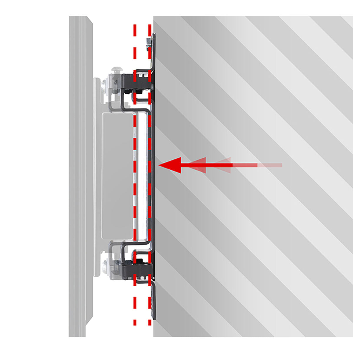 SYSTEM X - Adjustable Depth Rail Mountin
