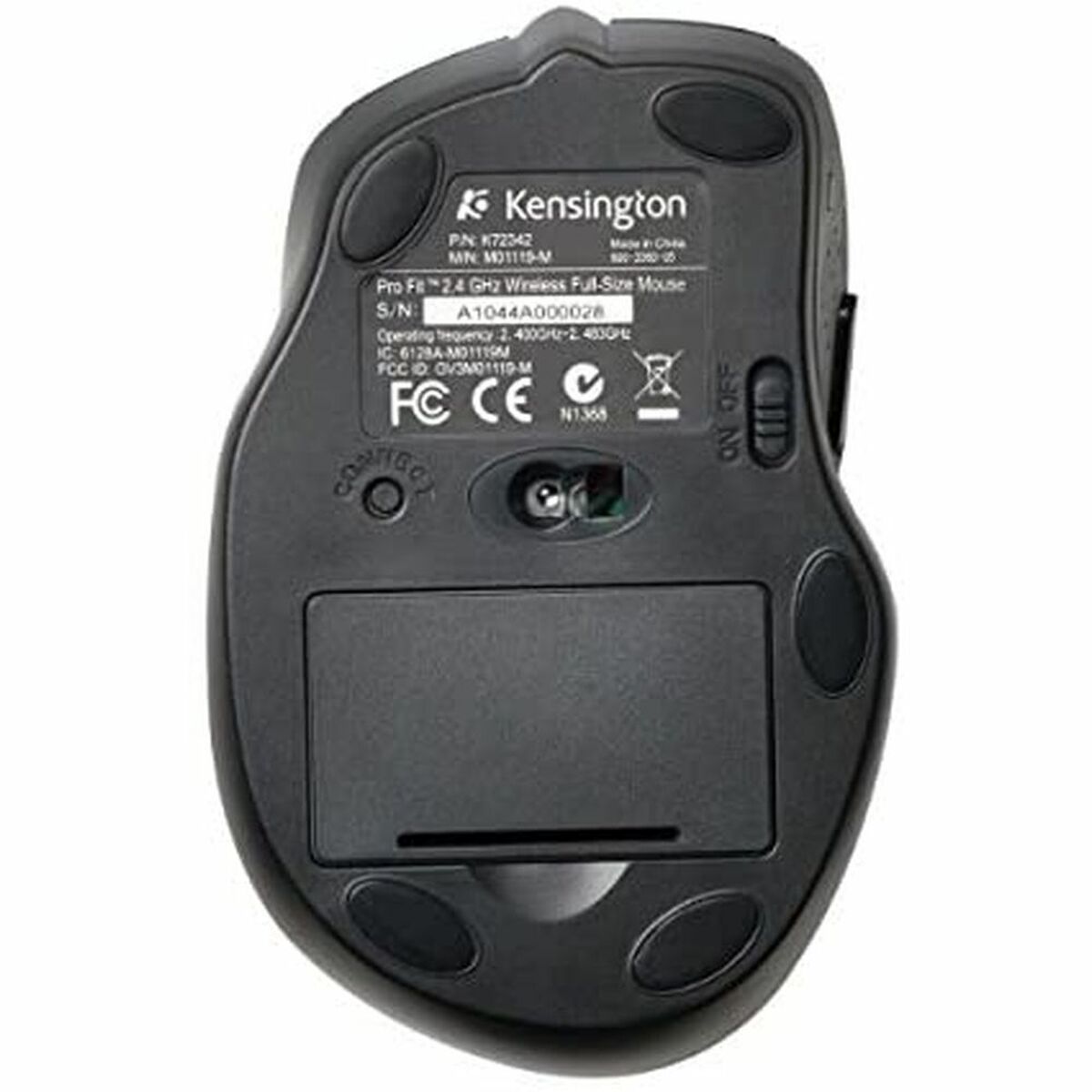 Pro Fit Full Sized Wireless Mouse 2.4GHz