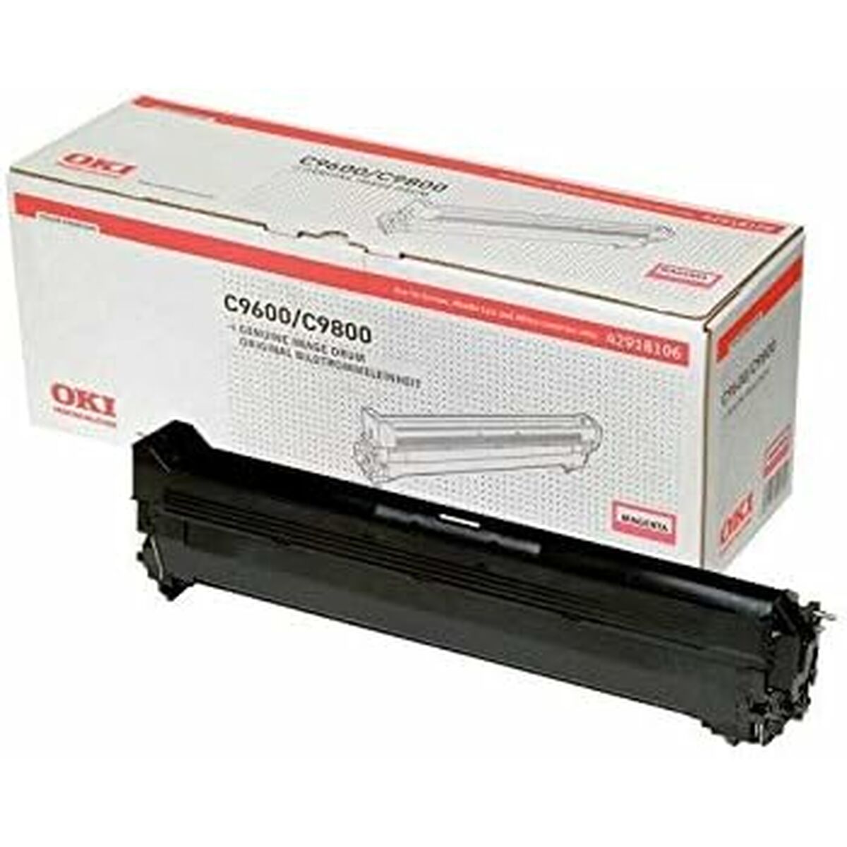 OKI C9600, C9650, C9800, C9850 tambour magenta capacité standard 30.000 pages pack de 1