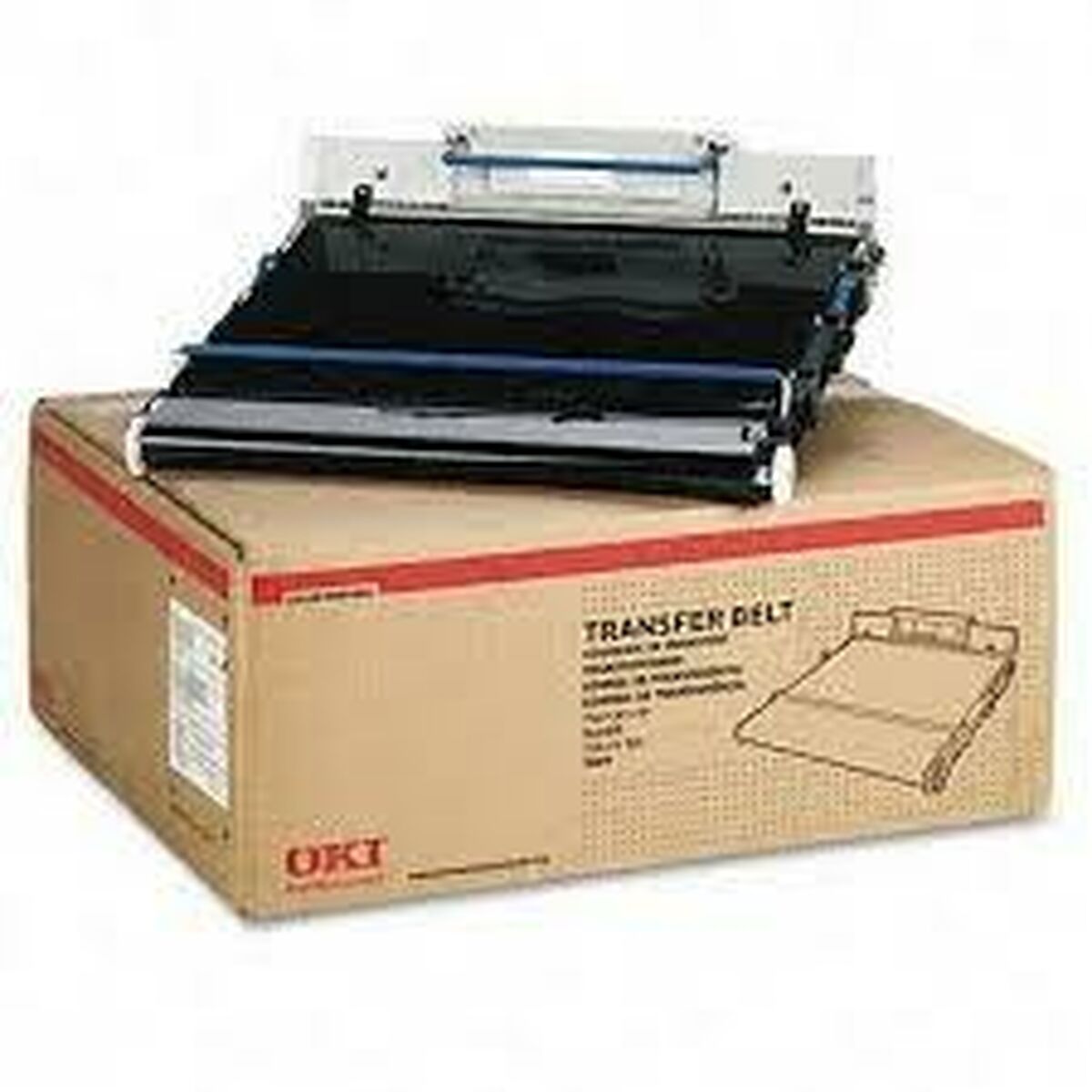OKI C9600, C9650, C9800 transfer belt capacité standard 100.000 pages pack de 1