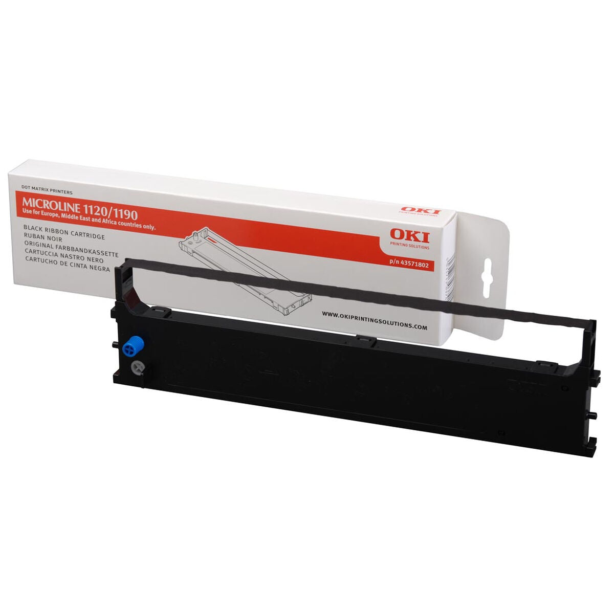 OKI MICROLINE 1120, 1190 ruban encreur noir 4.000.000 caractères pack de 1