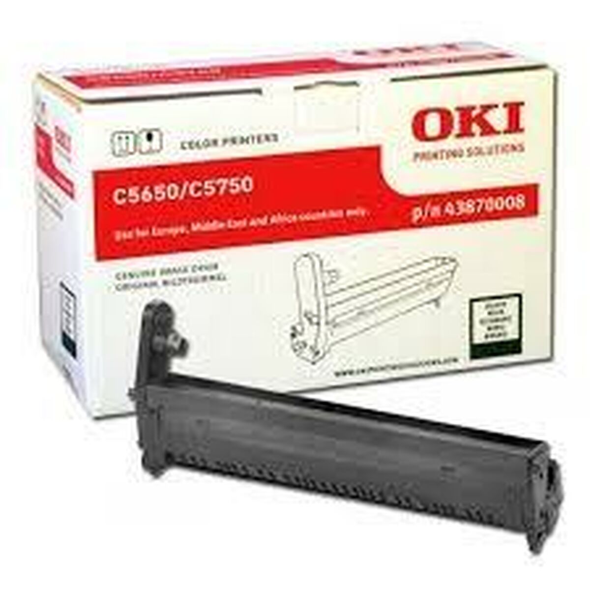 OKI C5650, C5750 tambour noir capacité standard 20.000 pages pack de 1