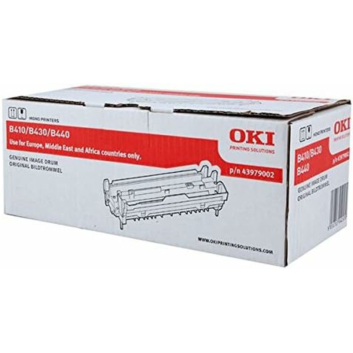 OKI B410, B430, B440 tambour noir 19.800 pages