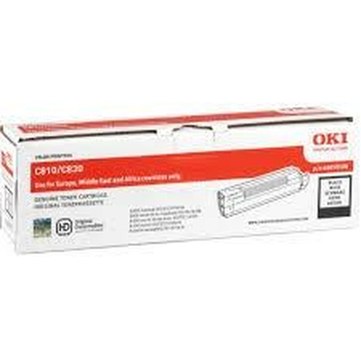 OKI C810, C830 cartouche de toner noir capacité standard 8.000 pages pack de 1
