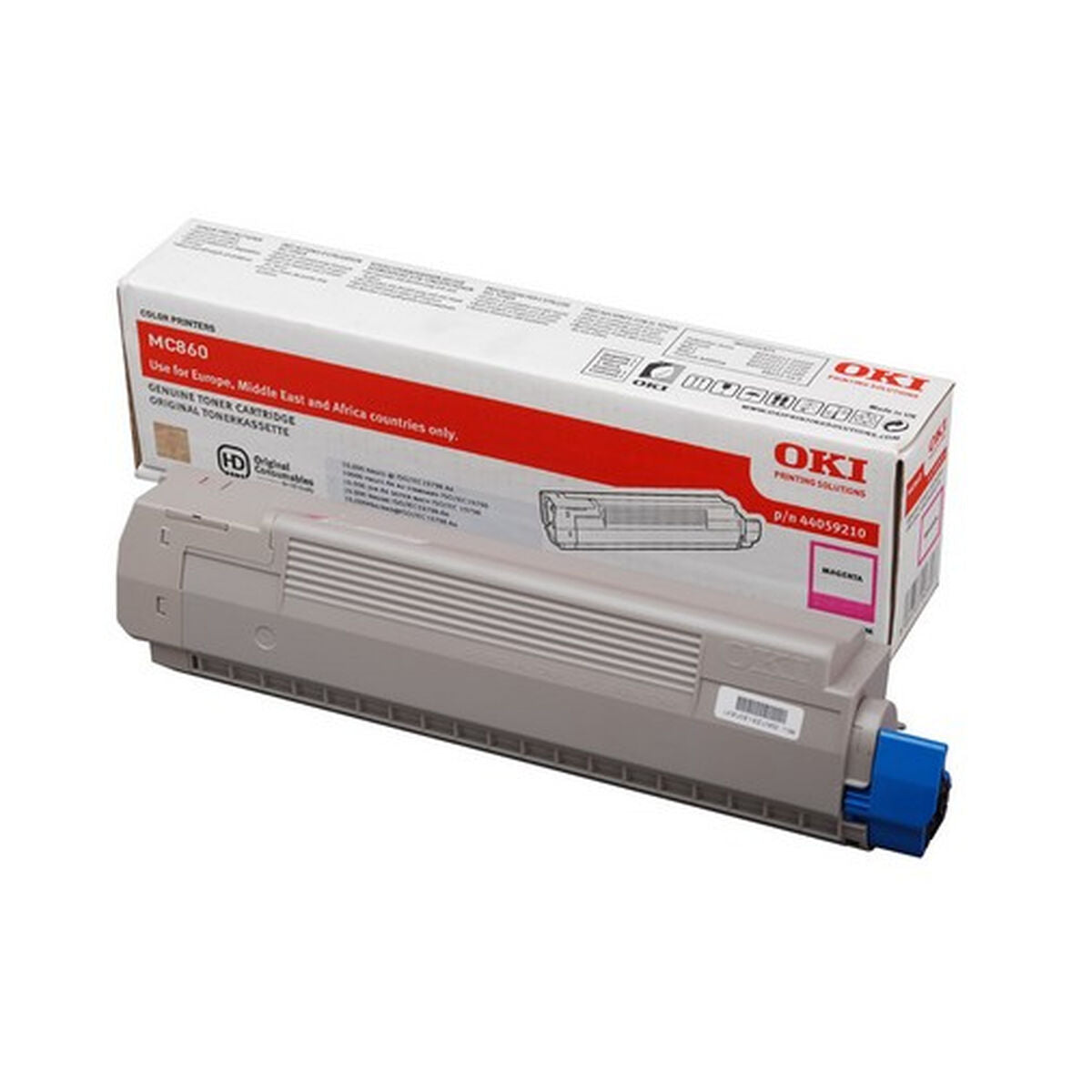 OKI MC860 cartouche de toner magenta capacité standard 10.000 pages pack de 1