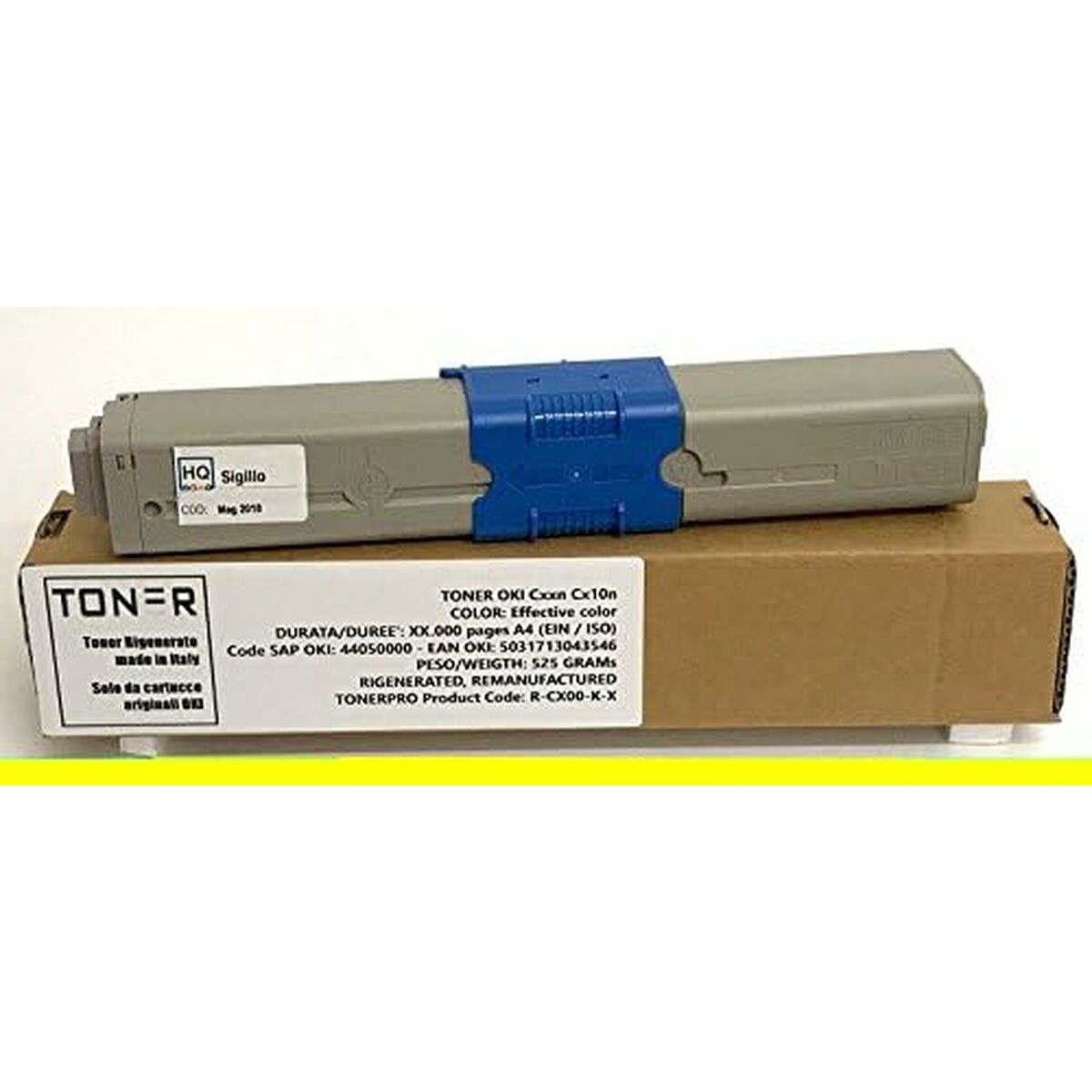 OKI C331 cartouche de toner jaune capacité standard 2.000 pages pack de 1