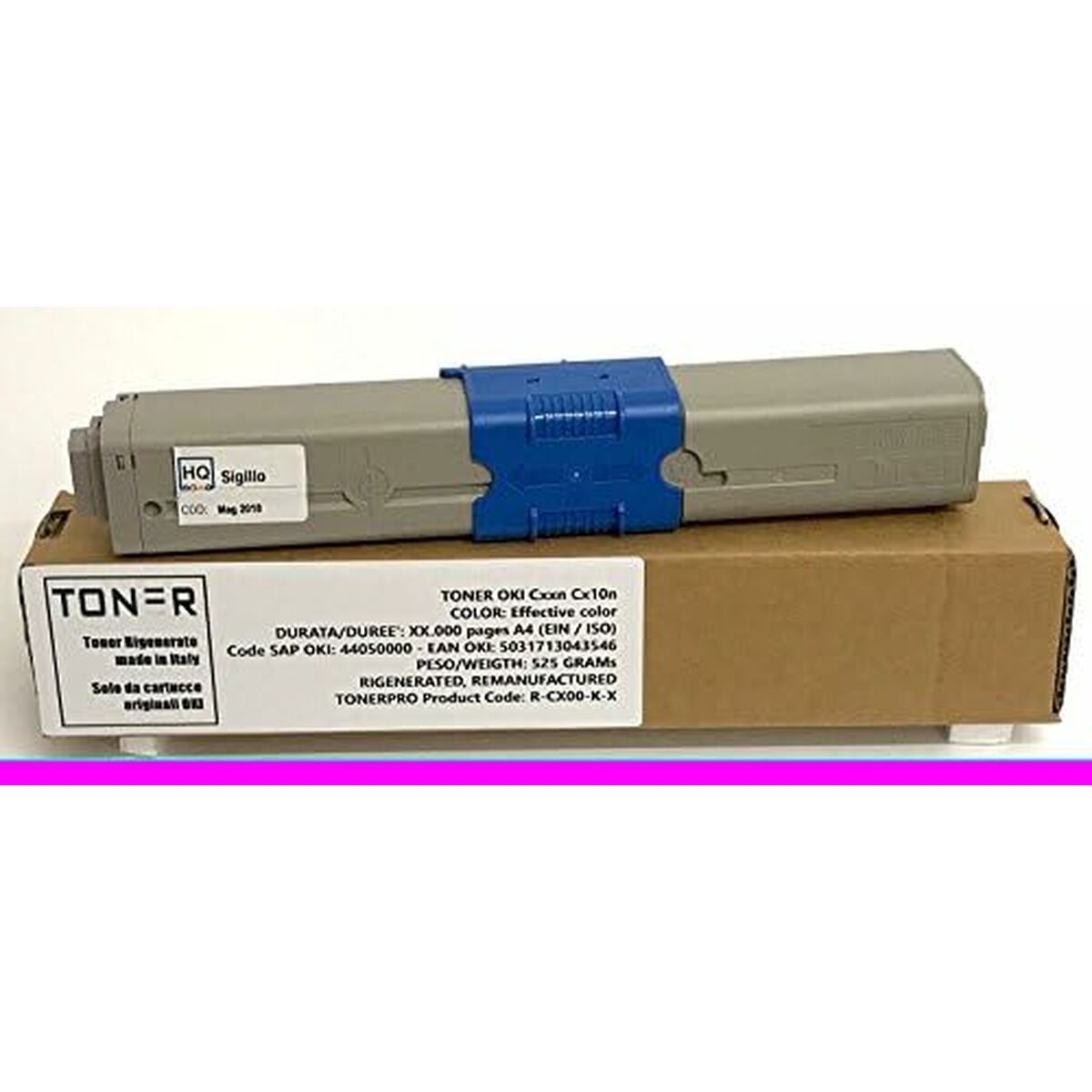 OKI C510, C530, MC561, MC562 cartouche de toner magenta capacité standard 5.000 pages pack de 1