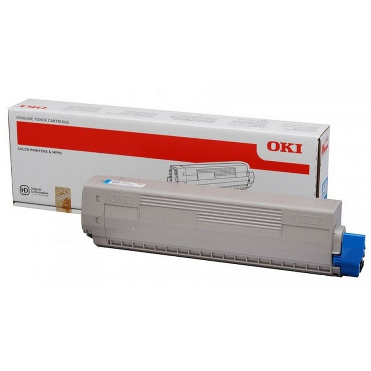 OKI MC861 toner cyan capacité standard 10.000 pages pack de 1