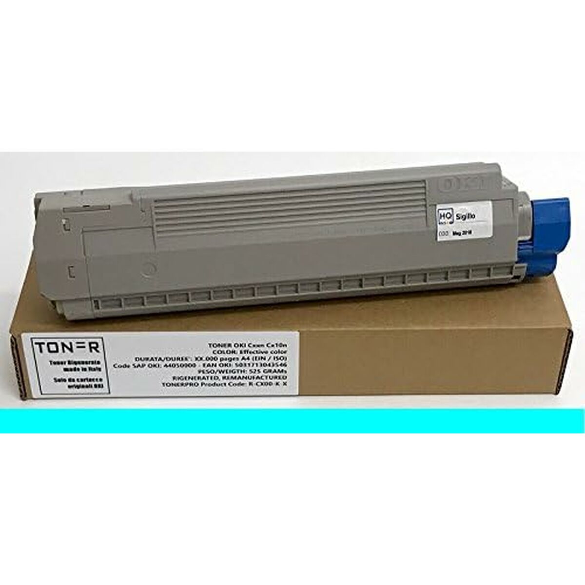 OKI MC851/MC861 toner cyan capacité standard 7.300 pages pack de 1