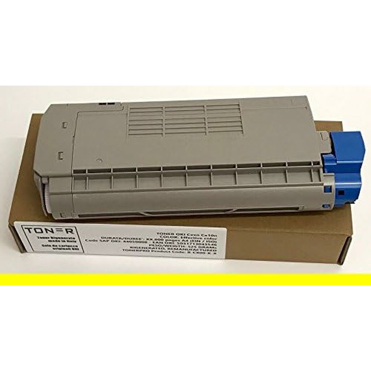OKI MC760  MC770  MC780 cartouche de toner jaune capacité standard 6.000 pages pack de 1