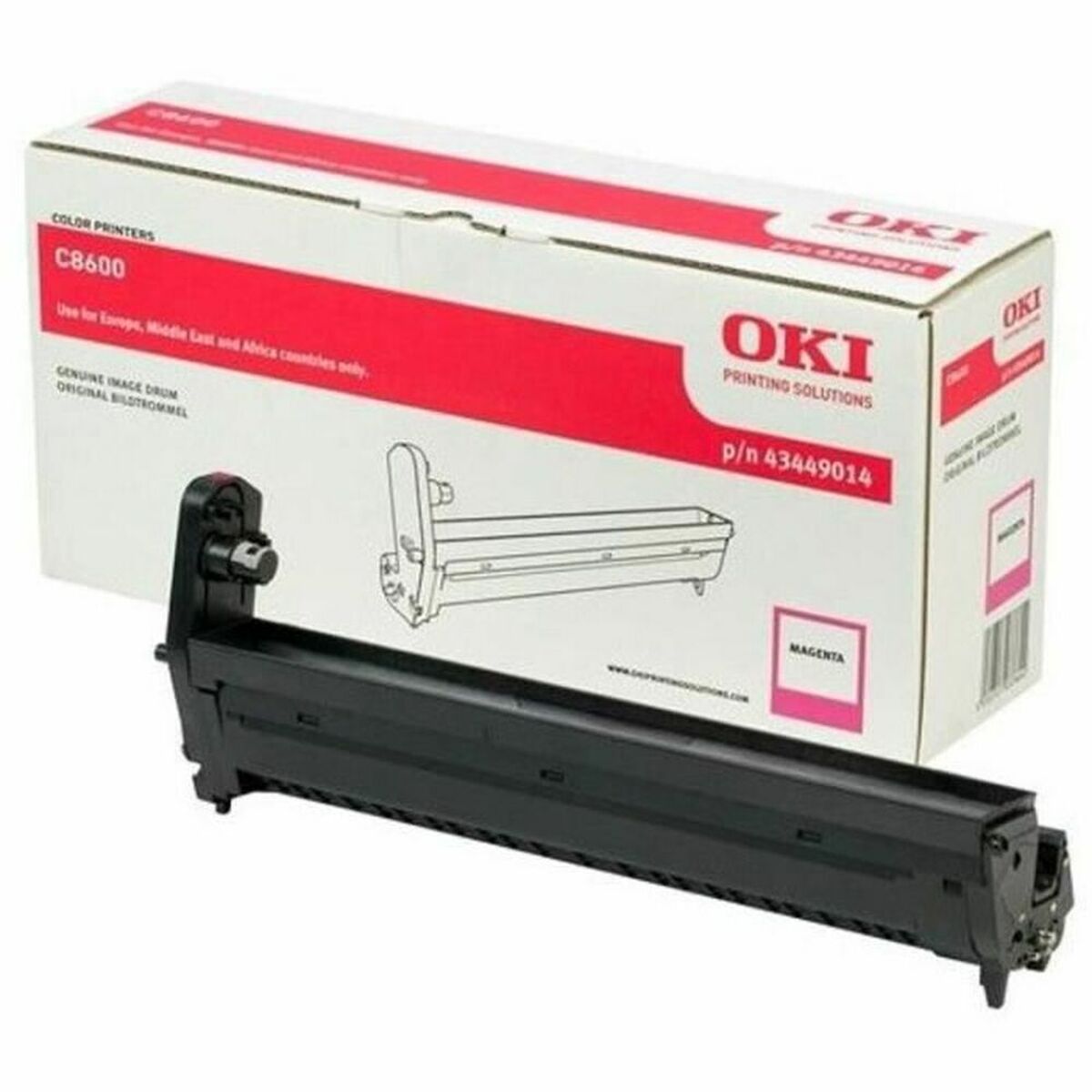 OKI MC853/873 magenta drum