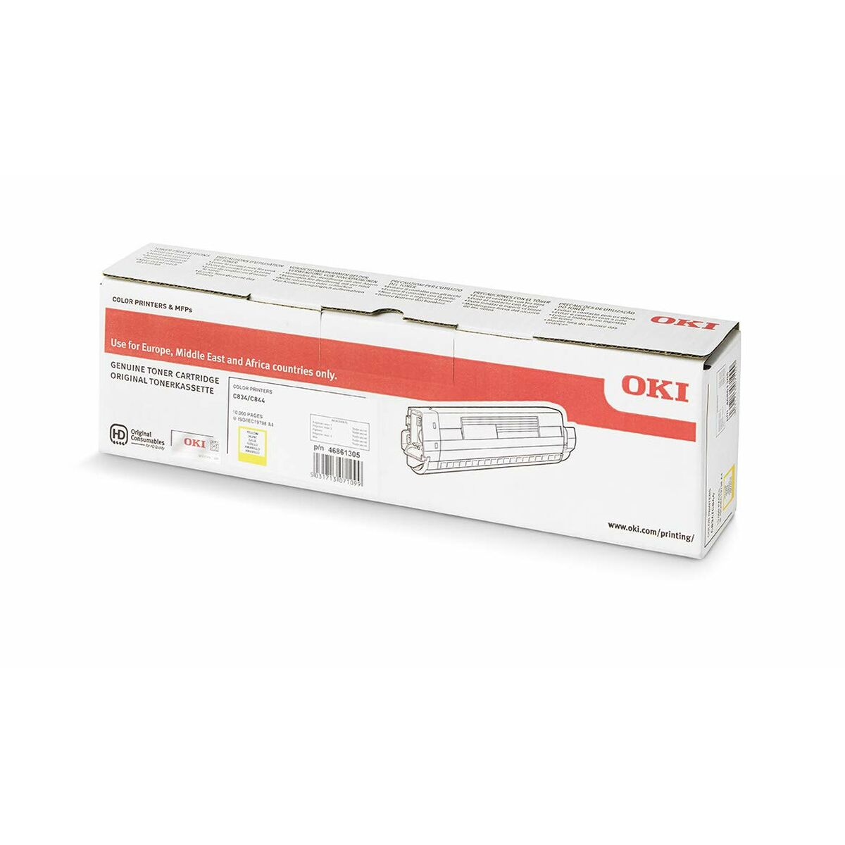OKI TONER-Y-C834/844