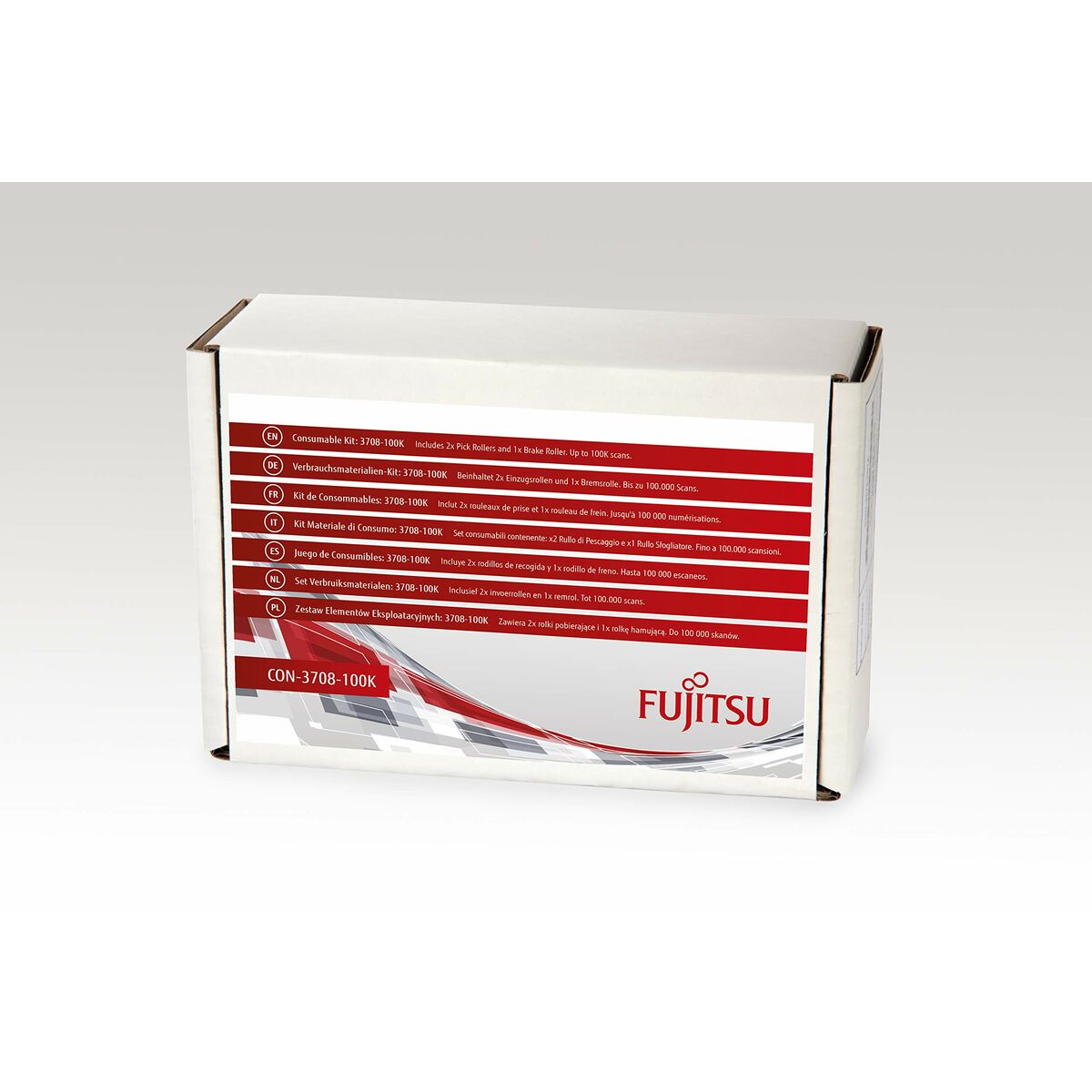 FUJITSU Includes 2x Pick Rollers and 1x Brake Roller Estimated Life Up to 100K scans