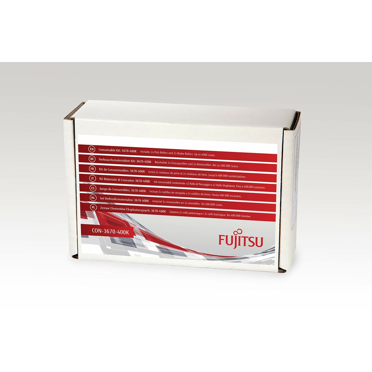 FUJITSU Kit de consommables fi-7xxx 2xPick Roller 2xBreakRoller duree de vie totale de ce kit sera de 400 000 documents