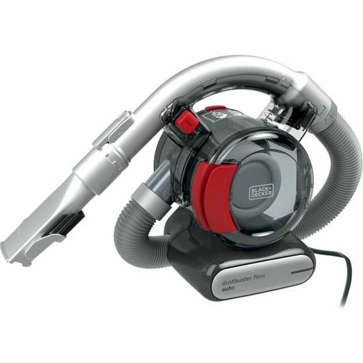 Black & Decker PD1200AV - Sec - Cyclonique - 1060 l/min - Sans sac - Gris - Rouge - 0,56 L