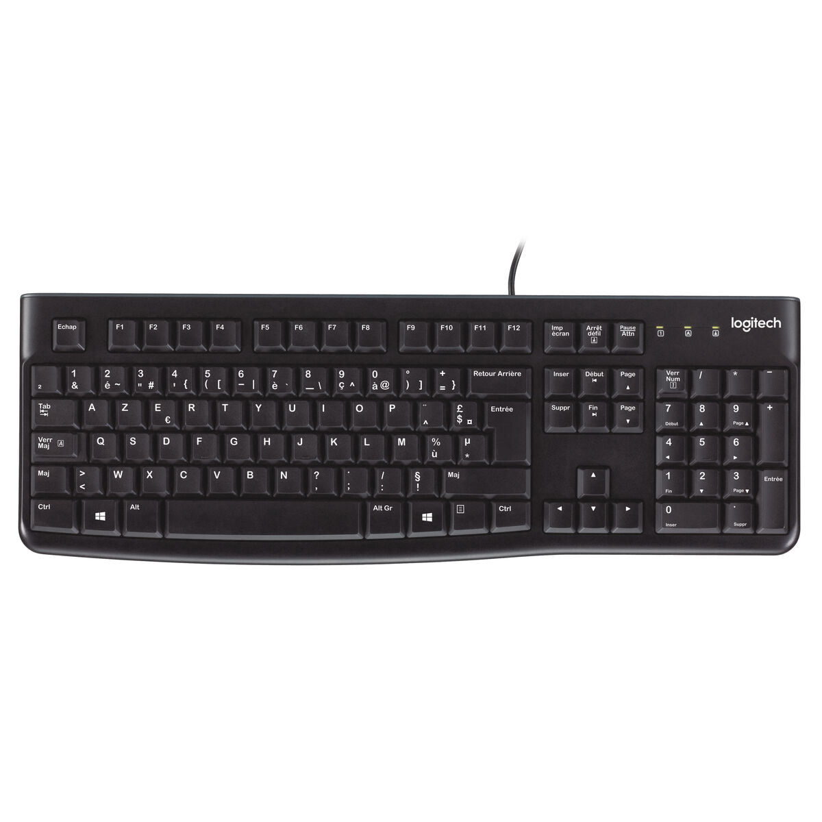 Clavier Logitech 920-002482 Noir Espagnol Qwerty AZERTY