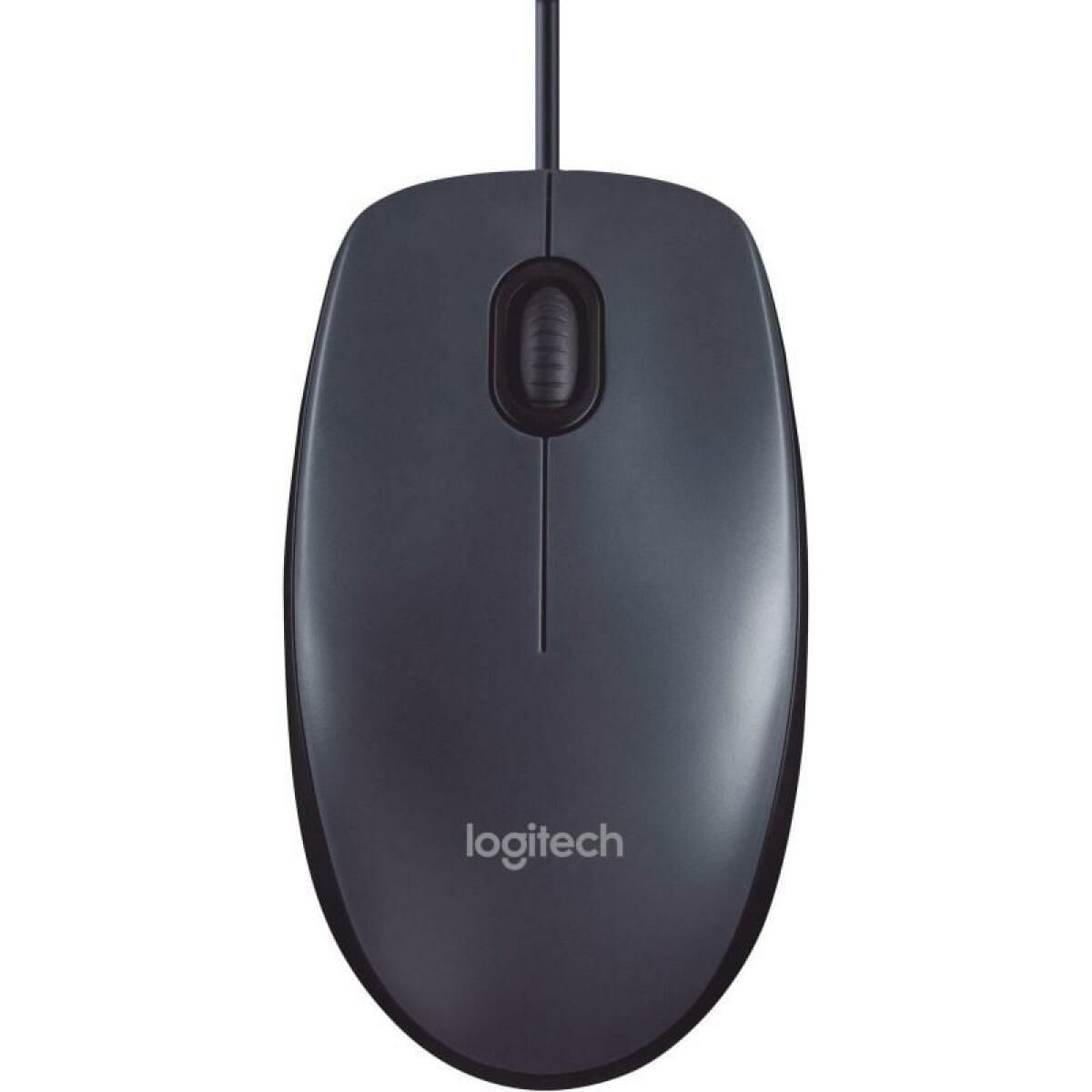 LOGITECH M90 Mouse right and left-handed optical wired USB