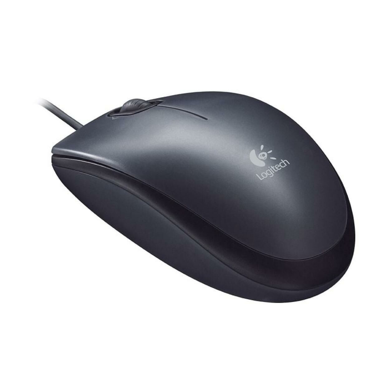 LOGITECH M90 Mouse right and left-handed optical wired USB