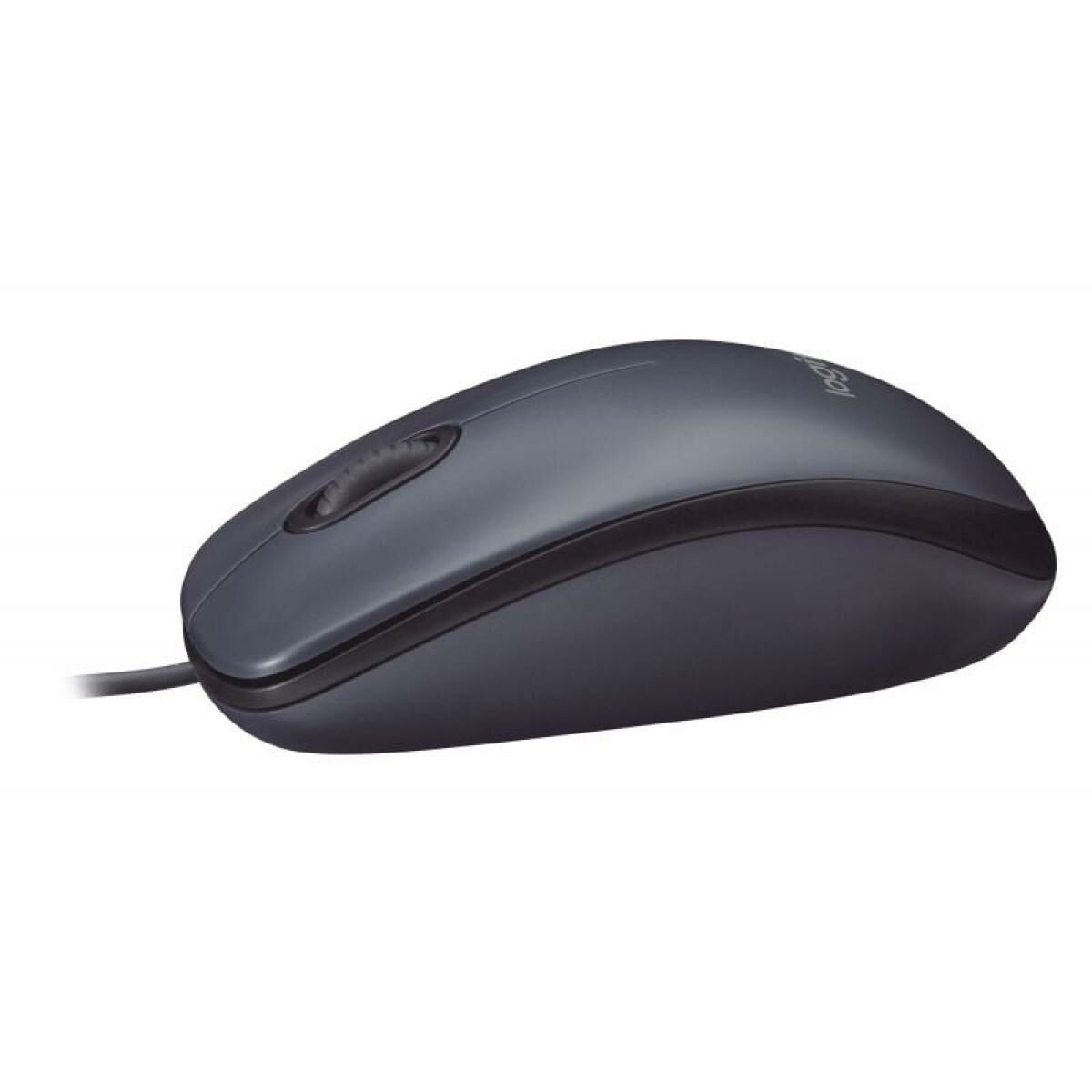LOGITECH M90 Mouse right and left-handed optical wired USB