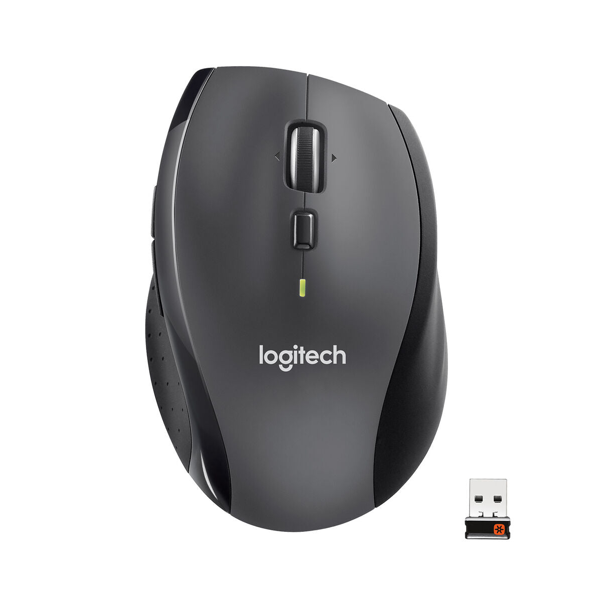 LOGITECH M705 Mouse right-handed laser wireless 2.4 GHz USB wireless receiver grey