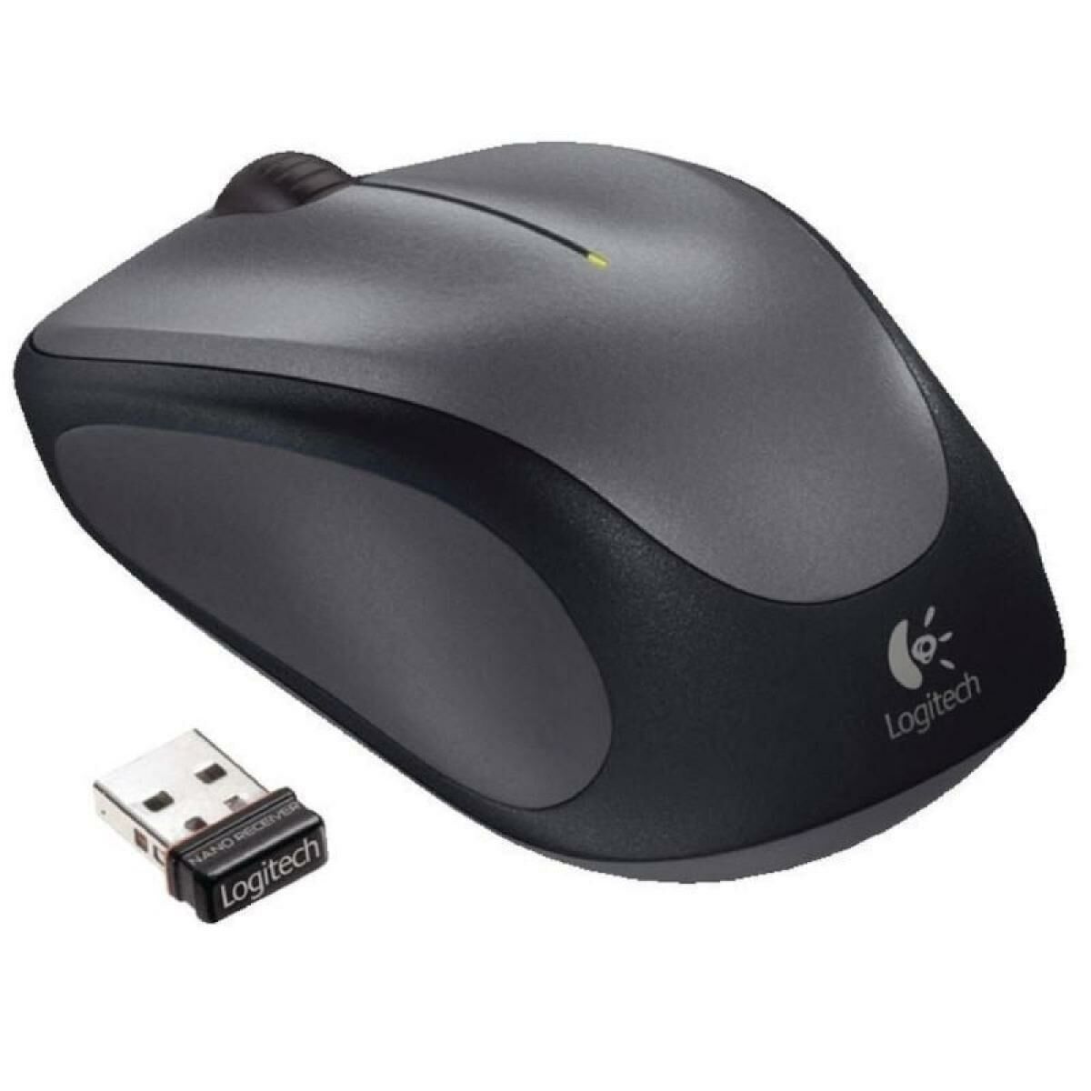 LOGITECH M235 Mouse right-handed optical wireless 2.4 GHz USB wireless receiver grey