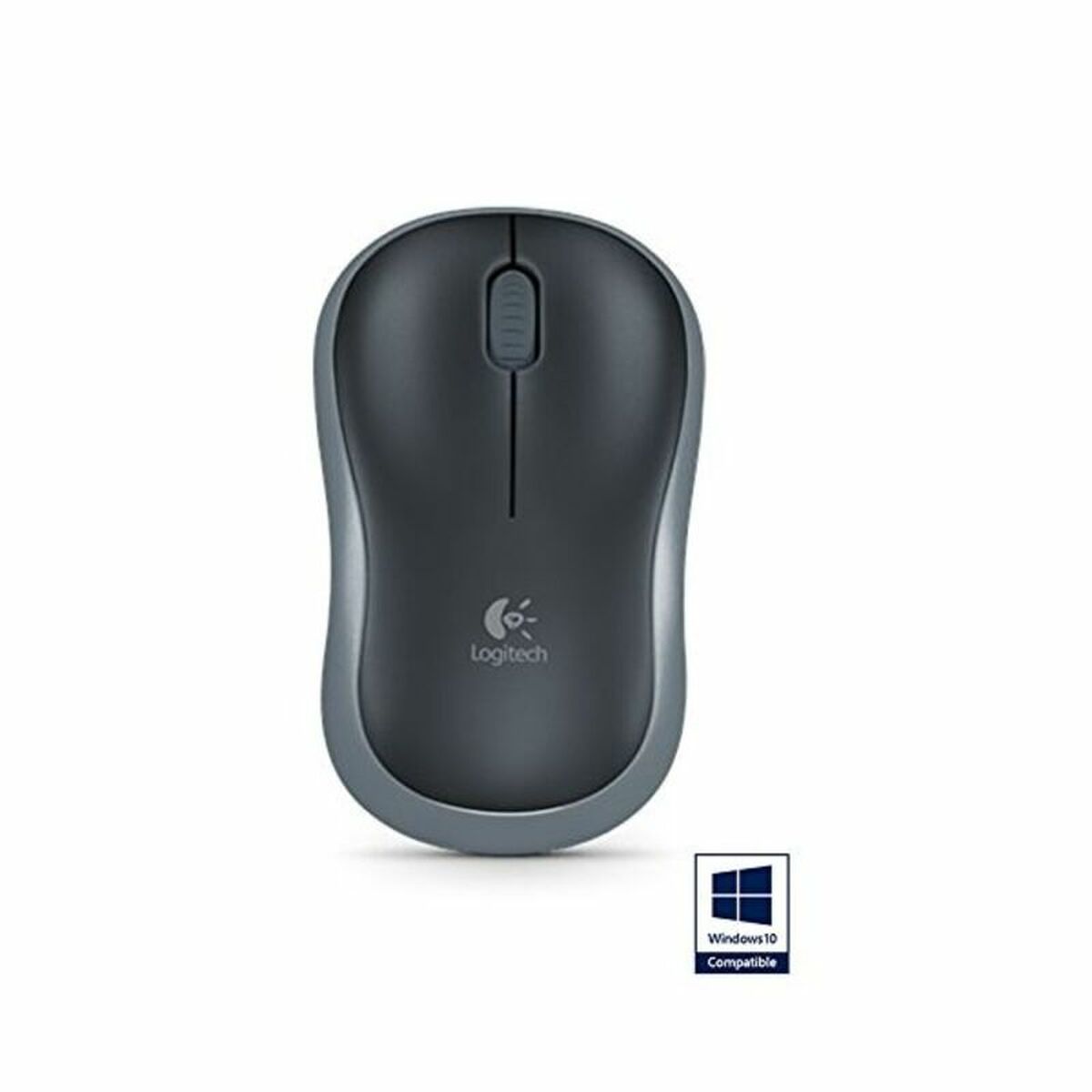 LOGITECH M185 Mouse optical wireless 2.4 GHz USB wireless receiver grey