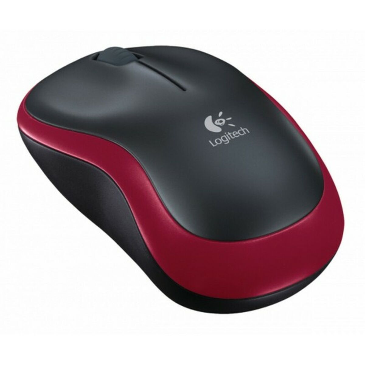 LOGITECH M185 Mouse optical wireless 2.4 GHz USB wireless receiver red