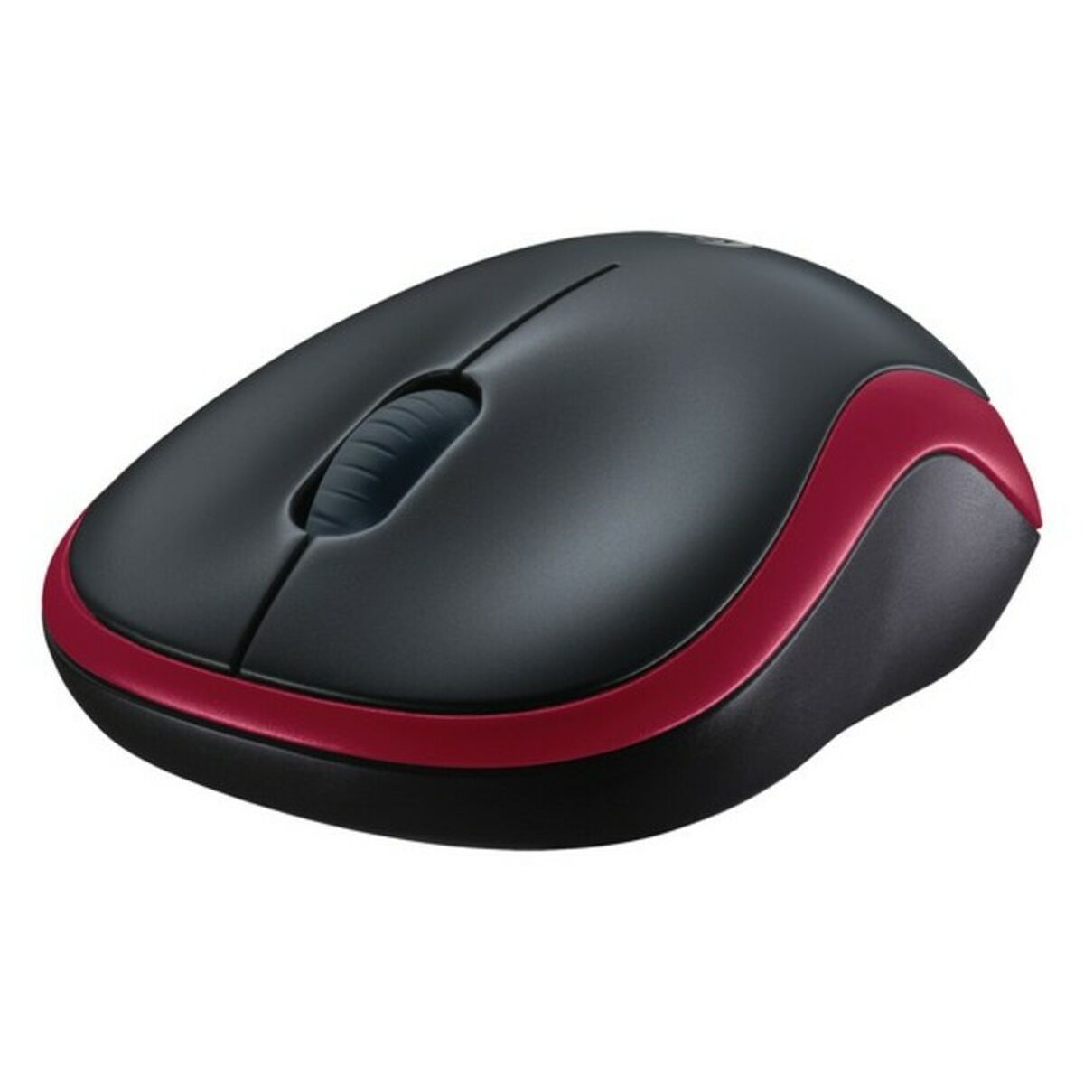 LOGITECH M185 Mouse optical wireless 2.4 GHz USB wireless receiver red