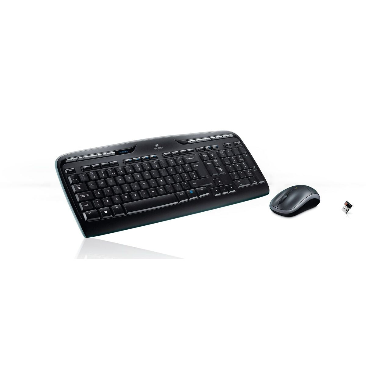 Logitech MK330 clavier Souris incluse Bureau USB QWERTY US International Noir