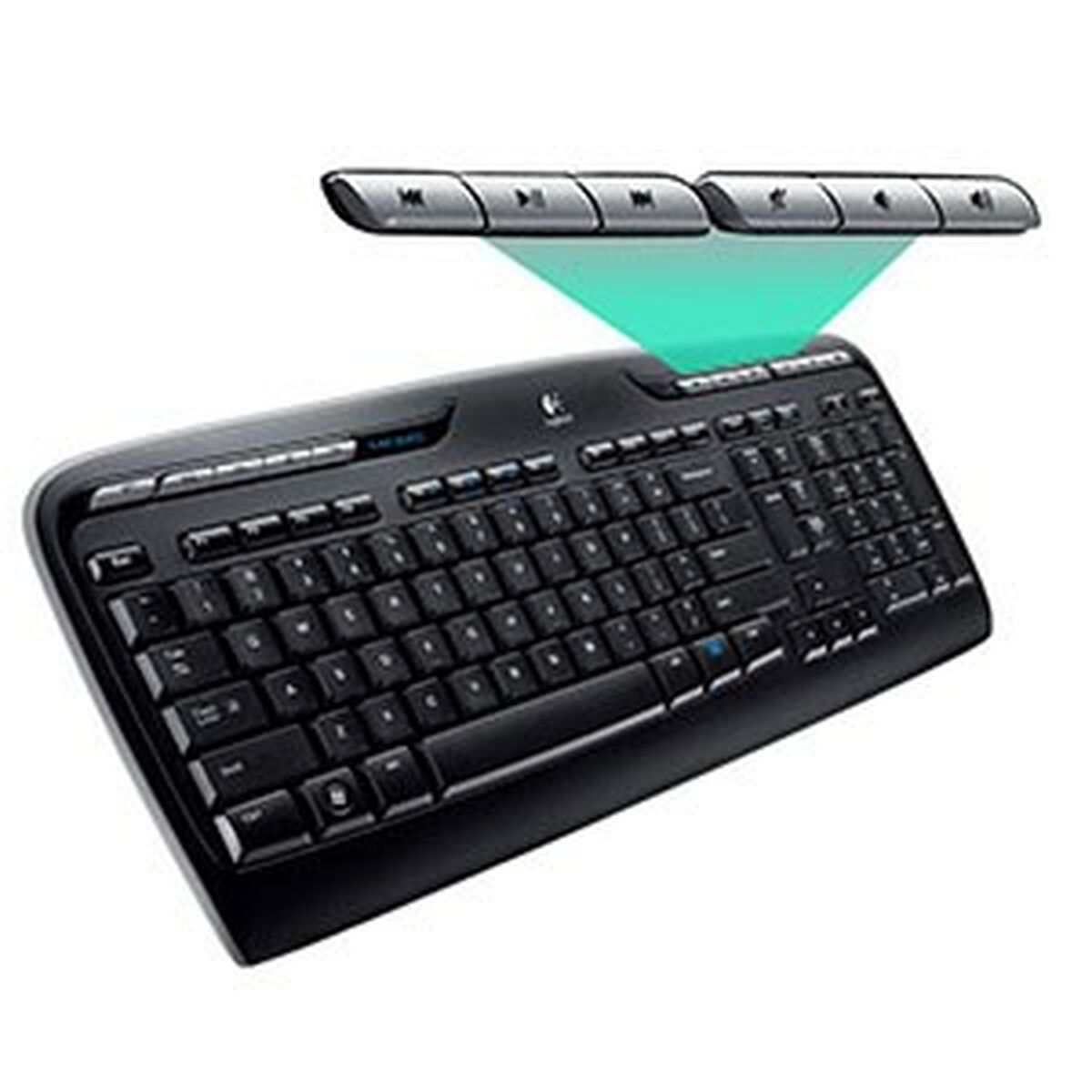 Logitech MK330 clavier Souris incluse Bureau USB QWERTY US International Noir