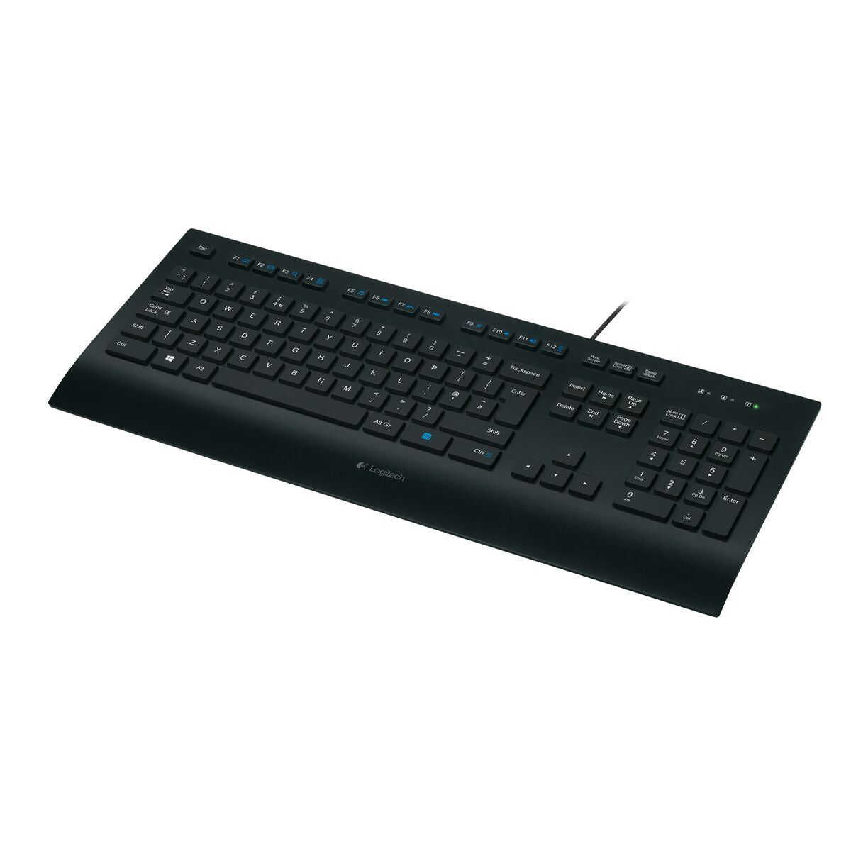 Logitech K280E Pro f/ Business clavier Bureau USB QWERTY US International Noir