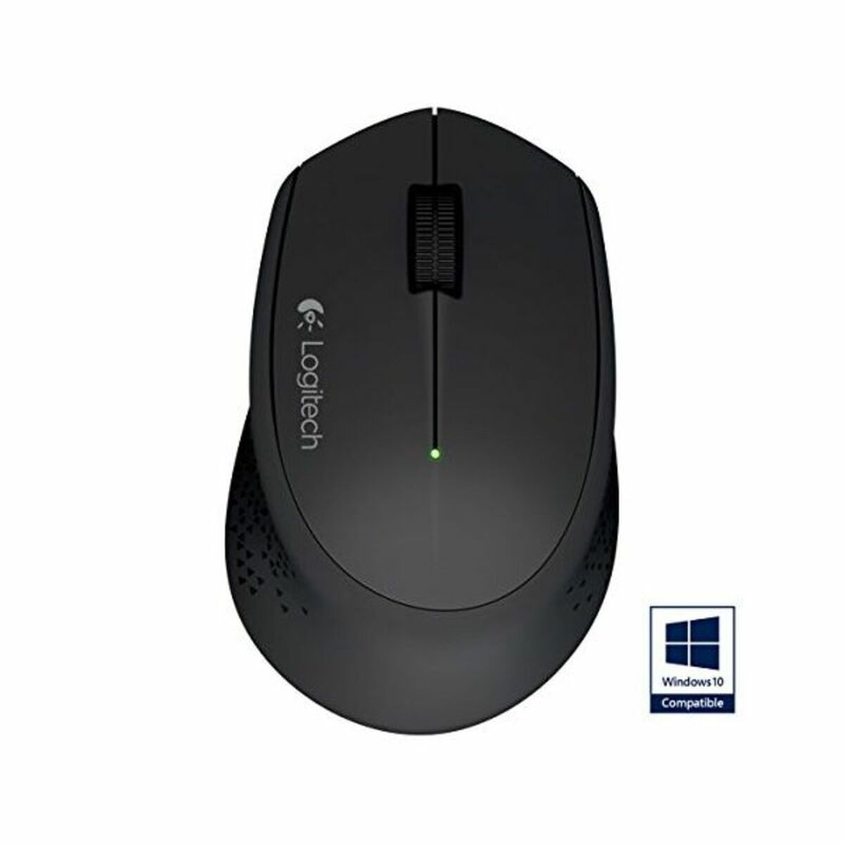 LOGITECH M280 Mouse right-handed optical 3 buttons wireless 2.4 GHz USB wireless receiver black