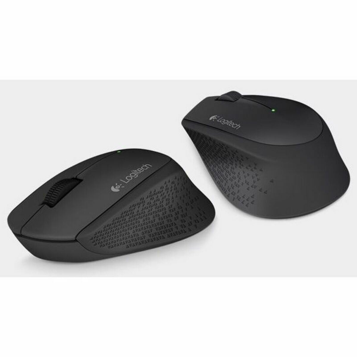 LOGITECH M280 Mouse right-handed optical 3 buttons wireless 2.4 GHz USB wireless receiver black