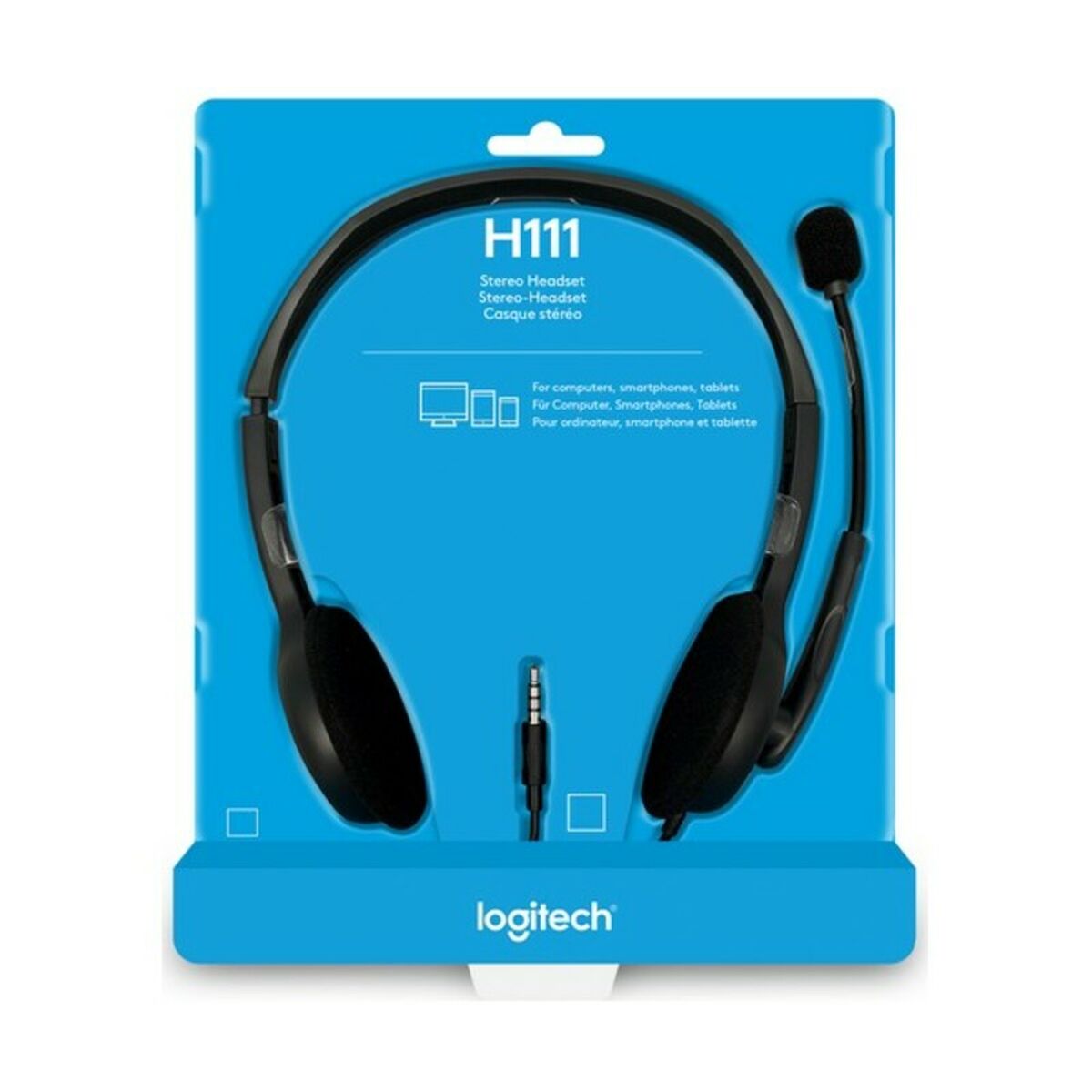 LOGITECH Stereo H111 Headset on-ear wired