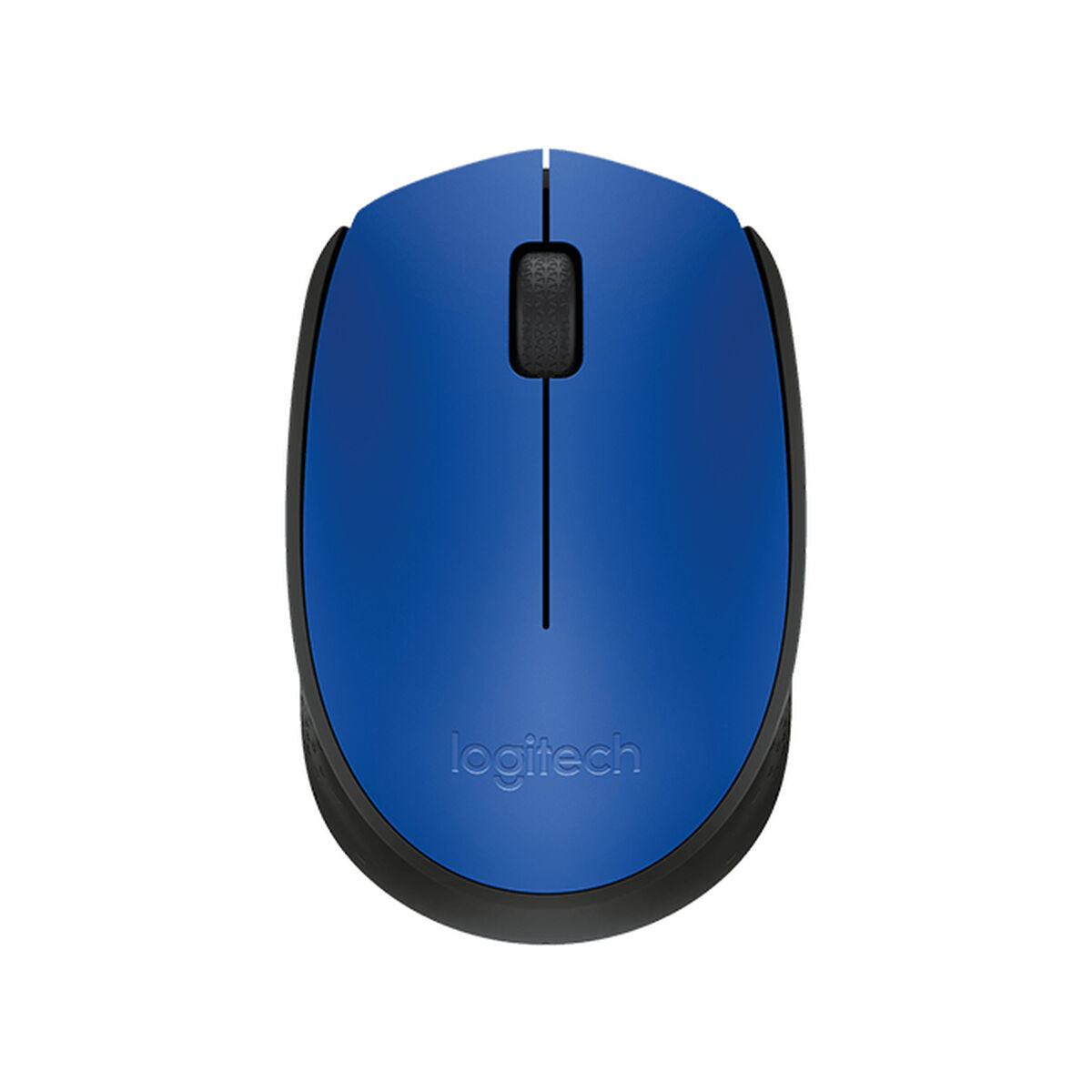 LOGITECH M171 Mouse right and left-handed wireless 2.4 GHz USB wireless receiver black blue
