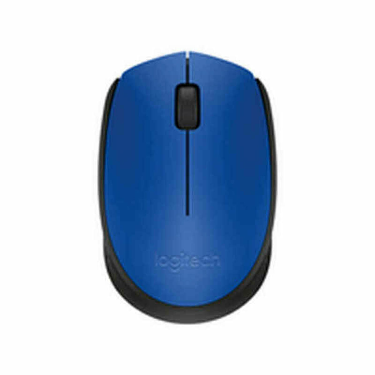 LOGITECH M171 Mouse right and left-handed wireless 2.4 GHz USB wireless receiver black blue