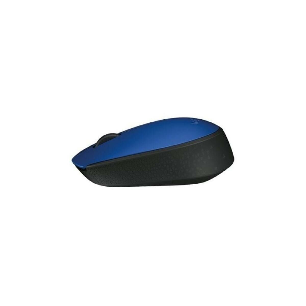 LOGITECH M171 Mouse right and left-handed wireless 2.4 GHz USB wireless receiver black blue