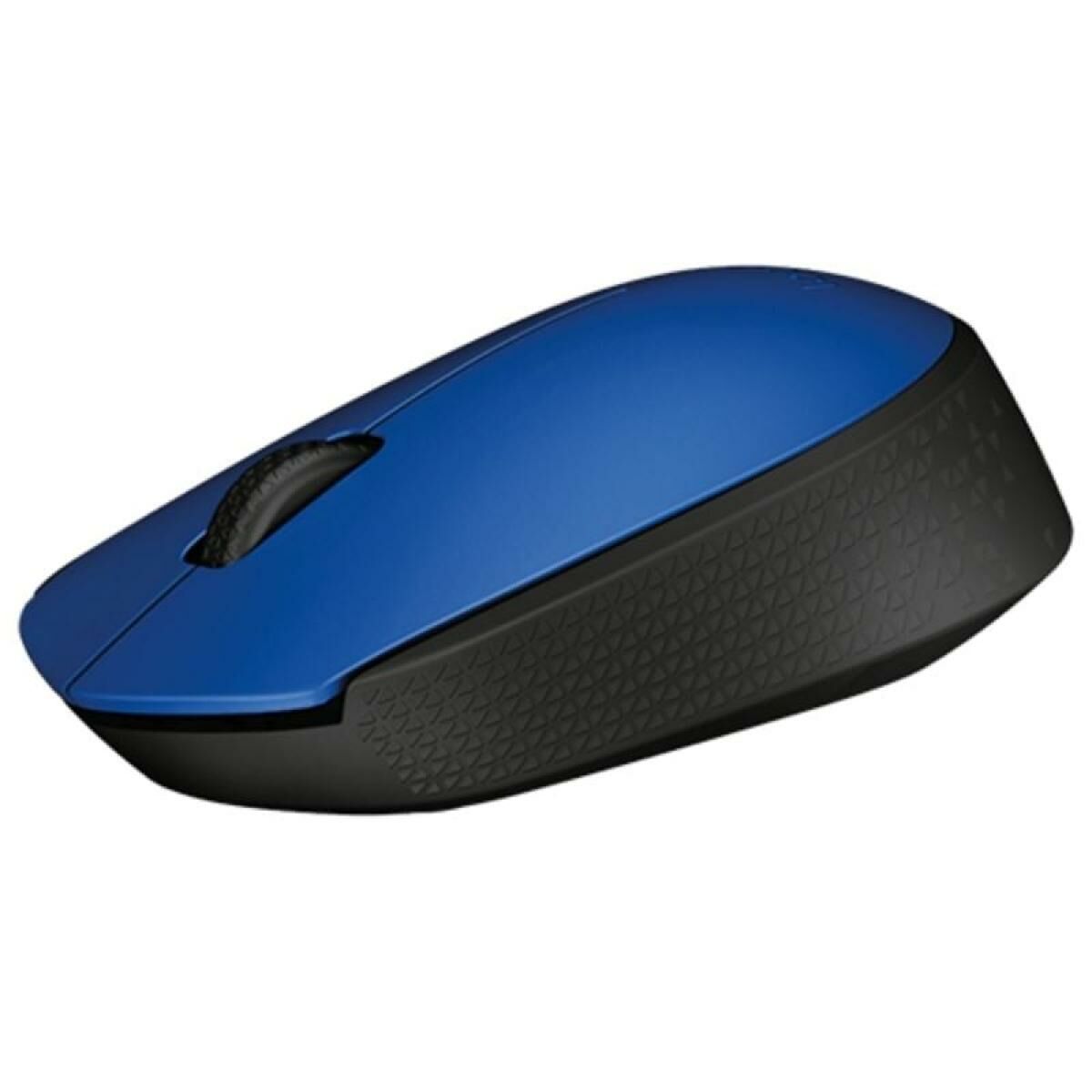 LOGITECH M171 Mouse right and left-handed wireless 2.4 GHz USB wireless receiver black blue