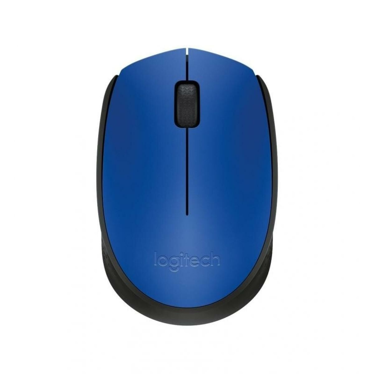 LOGITECH M171 Mouse right and left-handed wireless 2.4 GHz USB wireless receiver black blue