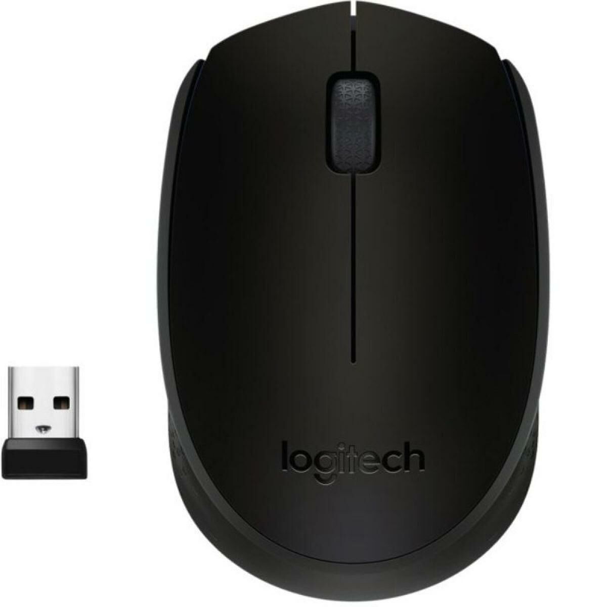 LOGITECH B170 Mouse optical 3 buttons wireless 2.4 GHz USB wireless receiver black