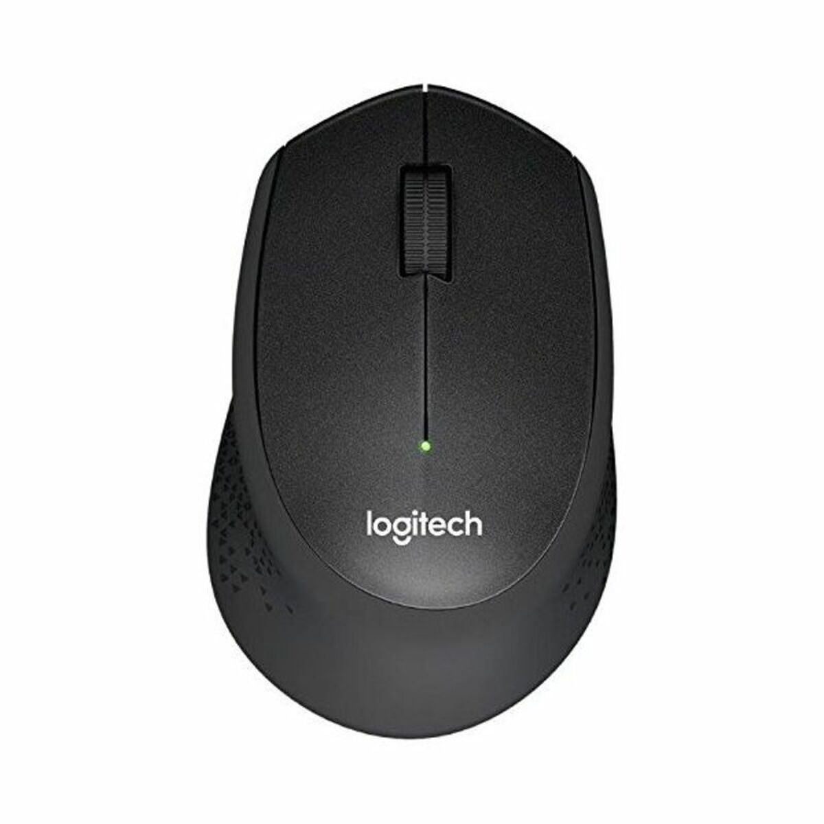 LOGITECH M330 SILENT PLUS Mouse 3 buttons wireless 2.4 GHz USB wireless receiver black