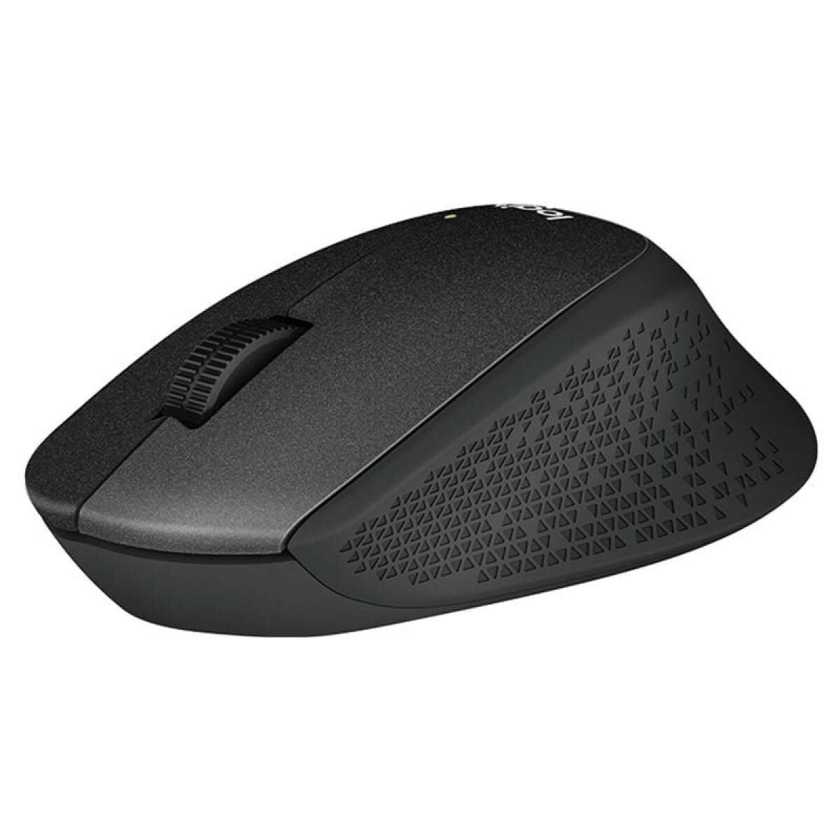 LOGITECH M330 SILENT PLUS Mouse 3 buttons wireless 2.4 GHz USB wireless receiver black