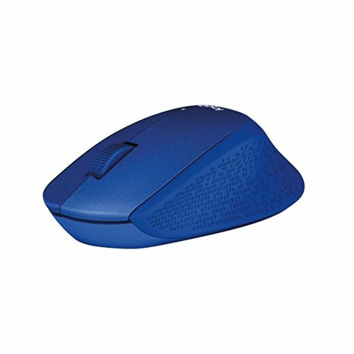 LOGITECH M330 SILENT PLUS Mouse 3 buttons wireless 2.4 GHz USB wireless receiver blue